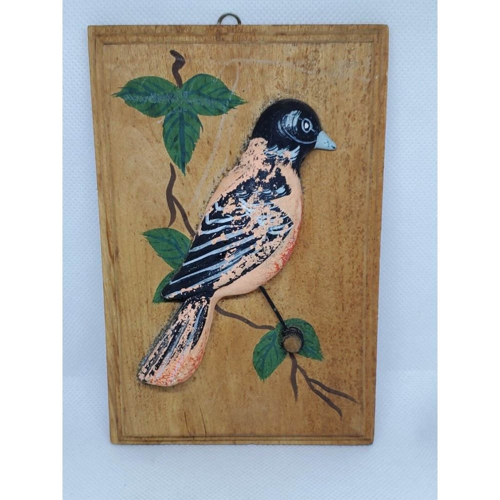 Napco Originals By Giftcraft Oriole Wall Décor Embossed Bird Plaque